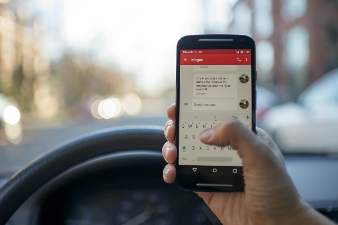 Chat e notifiche sull’app di car sharing